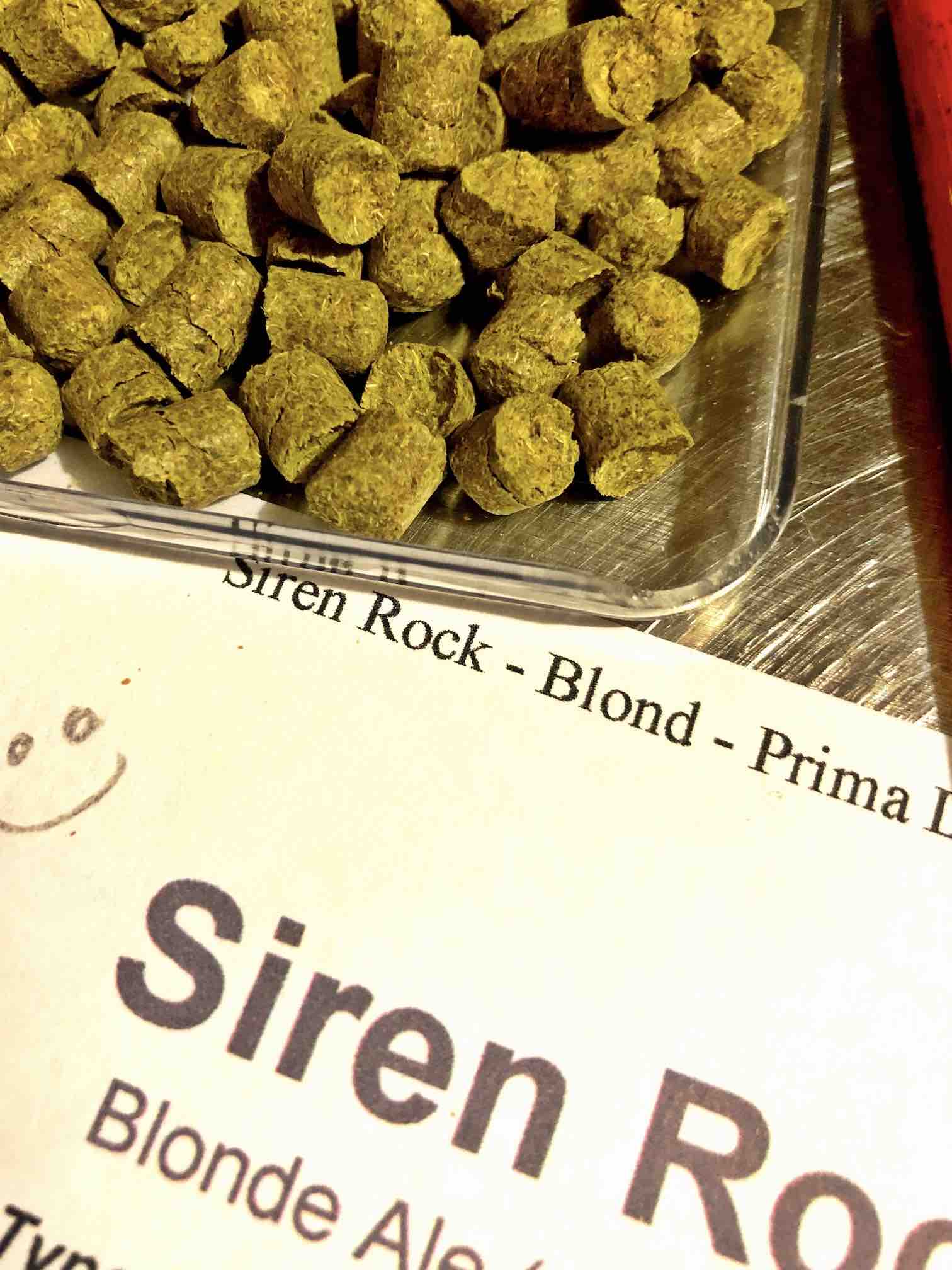 Siren Rock Brewery partial recipe for the Prima Diva American Blond Ale