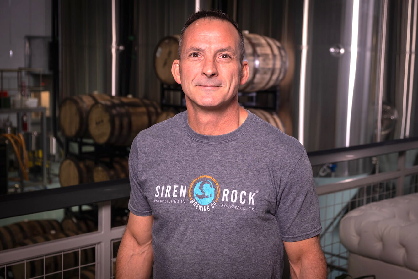Dewayne Pyles brewer at Siren Rock Brewing Company